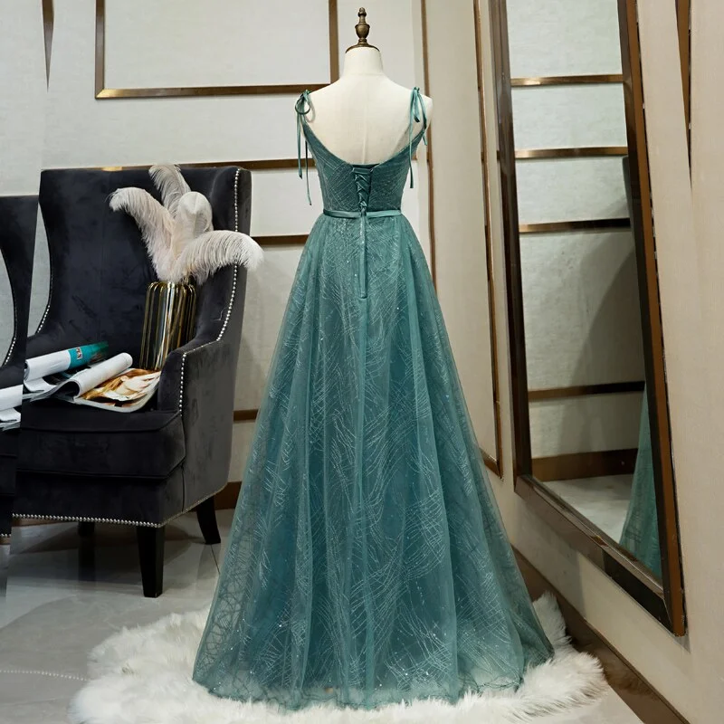 Fairy - Like Tulle Maxi Dresses for Special OccasionsFashionSierra - Long Straps Spaghetti Tulle Evening Gown Prom Dresses Fairy - Like Tulle Maxi Dresses for Special OccasionsFashionSierra - Long Straps Spaghetti Tulle Evening Gown Prom Dresses