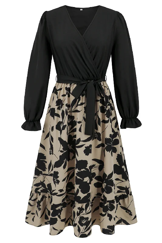 "Flash Sale: Grab Your Favorite Women's Dresses at Unbeatable Prices!"Apricot Flower A Line V Neck Long Sleeves Cocktail Dress "Flash Sale: Grab Your Favorite Women's Dresses at Unbeatable Prices!"Apricot Flower A Line V Neck Long Sleeves Cocktail Dress