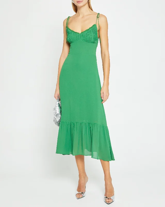 Maxi Dresses with Strap - Tie Details for a Personalized FitAnne Dress