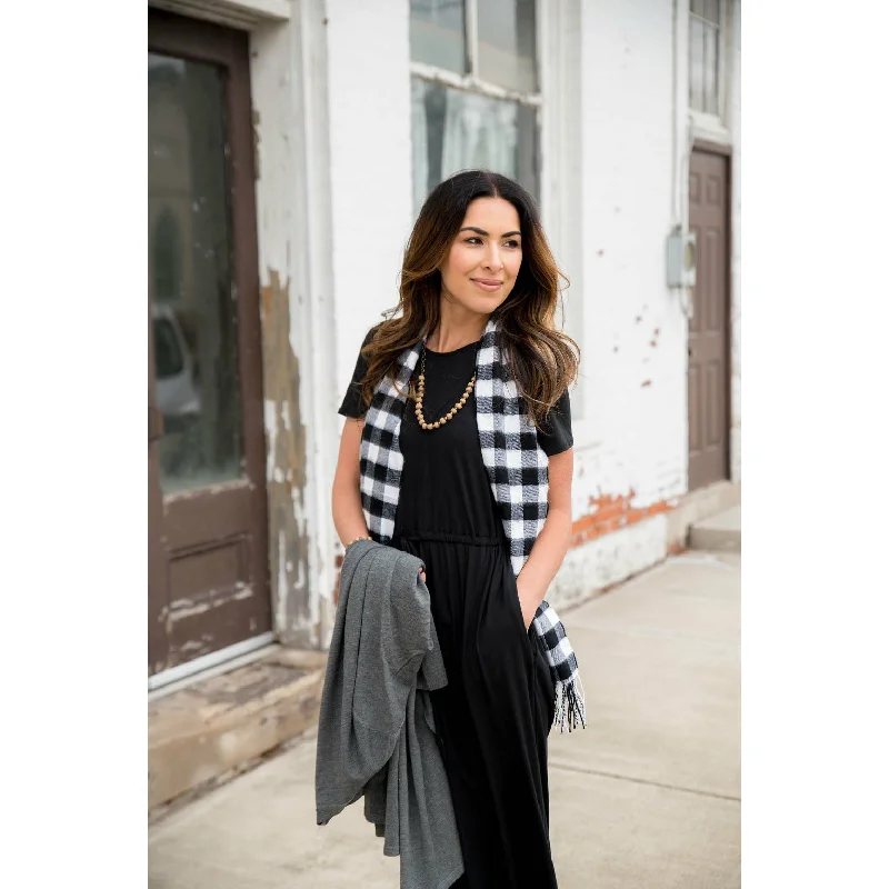 Maxi Dresses Embellished with Pearls for EleganceDrawstring Short Sleeve Maxi