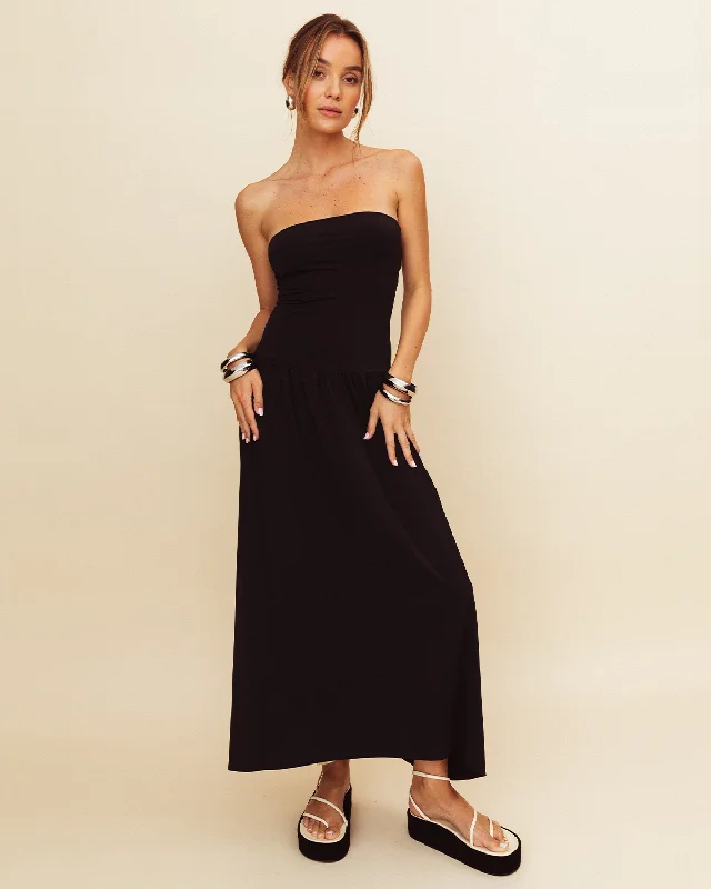 High - Waisted Maxi Dresses to Create Long Leg LinesGeorgia Maxi Dress