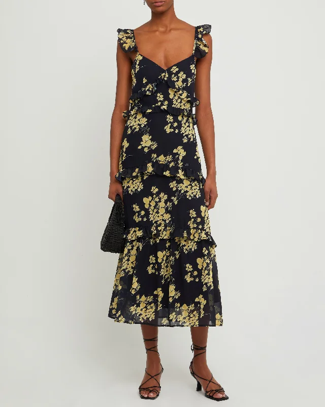 Maxi Dresses with Drawstring Waists for a Relaxed FitIngrid Dress