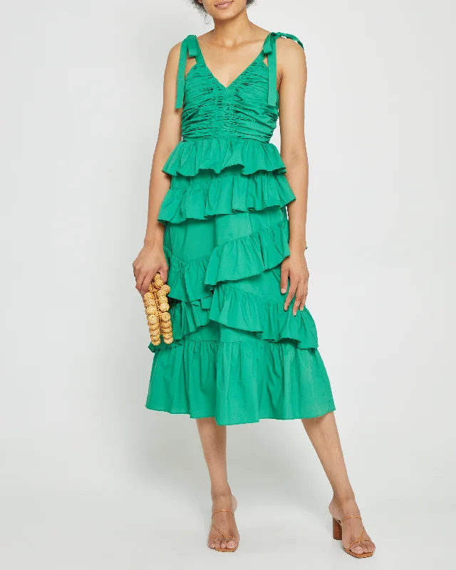 Fiery Red Maxi Dresses for a Dramatic LookIra Dress