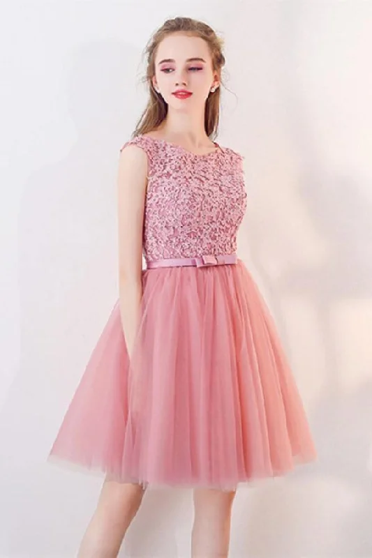 Party Dresses with Sheer Sleeve and Sequined Cuffs and Bow at the Waist and Embroidered Skirt for Ladies' Elegant and Intricate LookA-Line Cap Sleeves Appliques Bowknot Crystal Sashes Homecoming Dress PG154 Party Dresses with Sheer Sleeve and Sequined Cuffs and Bow at the Waist and Embroidered Skirt for Ladies' Elegant and Intricate LookA-Line Cap Sleeves Appliques Bowknot Crystal Sashes Homecoming Dress PG154