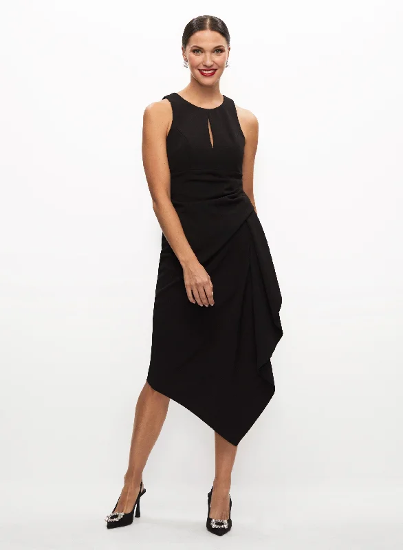 Party Dresses with Tassel Hem and Metallic Lace and Sequined Geometric Shapes for Ladies' Boho and Modern LookAsymmetric Sleeveless Dress Party Dresses with Tassel Hem and Metallic Lace and Sequined Geometric Shapes for Ladies' Boho and Modern LookAsymmetric Sleeveless Dress