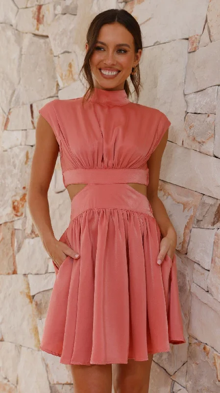 Party Dresses with High Low Sheer Skirt and Embroidered Birds for Ladies' Nature Inspired and Dramatic LookBeatrice Mini Dress - Desert Party Dresses with High Low Sheer Skirt and Embroidered Birds for Ladies' Nature Inspired and Dramatic LookBeatrice Mini Dress - Desert