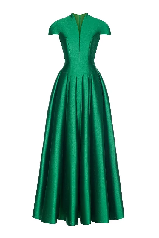Wrap Style Party Dresses with Belt for Ladies' Comfortable and Stylish OutfitDiana Green Dress Wrap Style Party Dresses with Belt for Ladies' Comfortable and Stylish OutfitDiana Green Dress