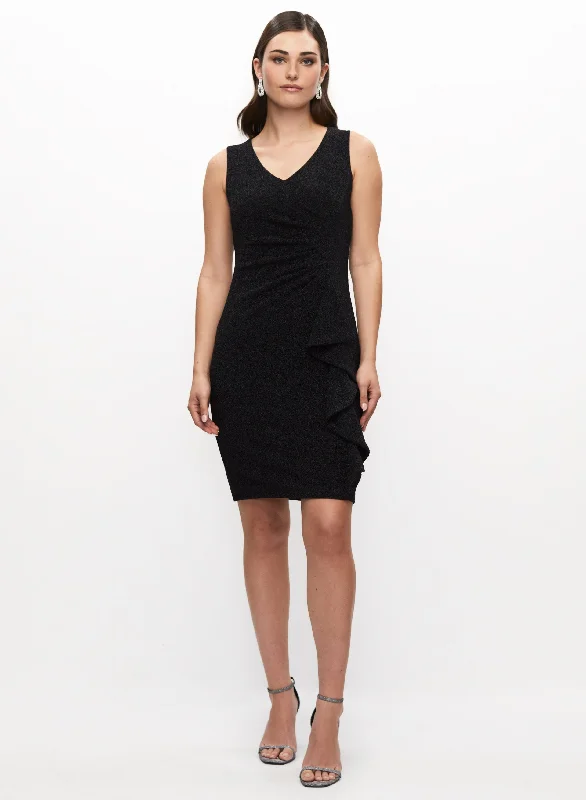 Sheath Style Velvet Party Dresses for Ladies' Evening GalasMetallic Detail Sleeveless Jacquard Dress Sheath Style Velvet Party Dresses for Ladies' Evening GalasMetallic Detail Sleeveless Jacquard Dress