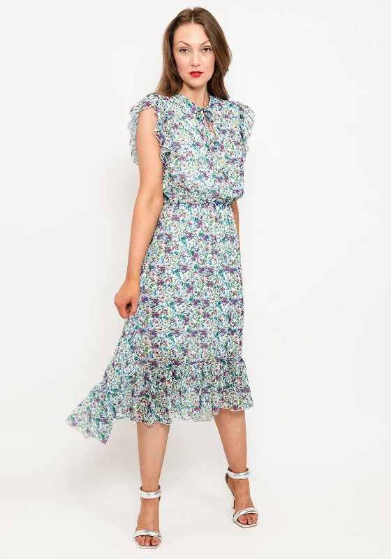 Midi dress for a dance party to show off your movesSeventy1 Ditsy Floral Ruffle Midi Dress, Multi Midi dress for a dance party to show off your movesSeventy1 Ditsy Floral Ruffle Midi Dress, Multi
