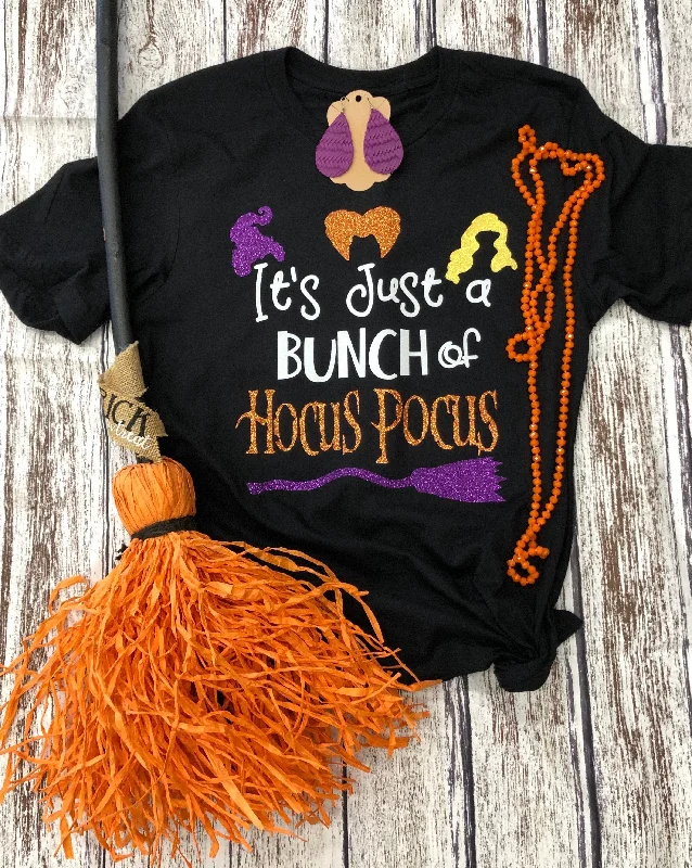Women's T - shirt with a crocheted detailBunch Of Hocus Pocus Tee