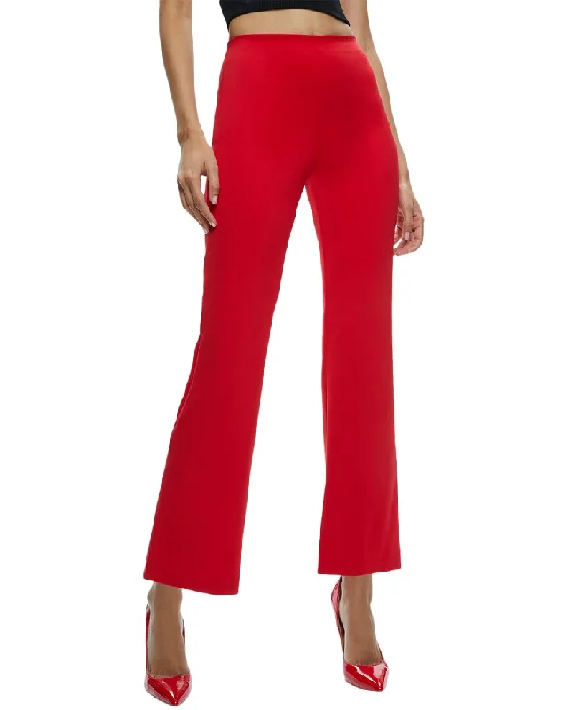 Thermal lined jogger pants for women in a warm and sporty stylealice + olivia RMP Mr. Back-Zip Bootcut Ankle Pant