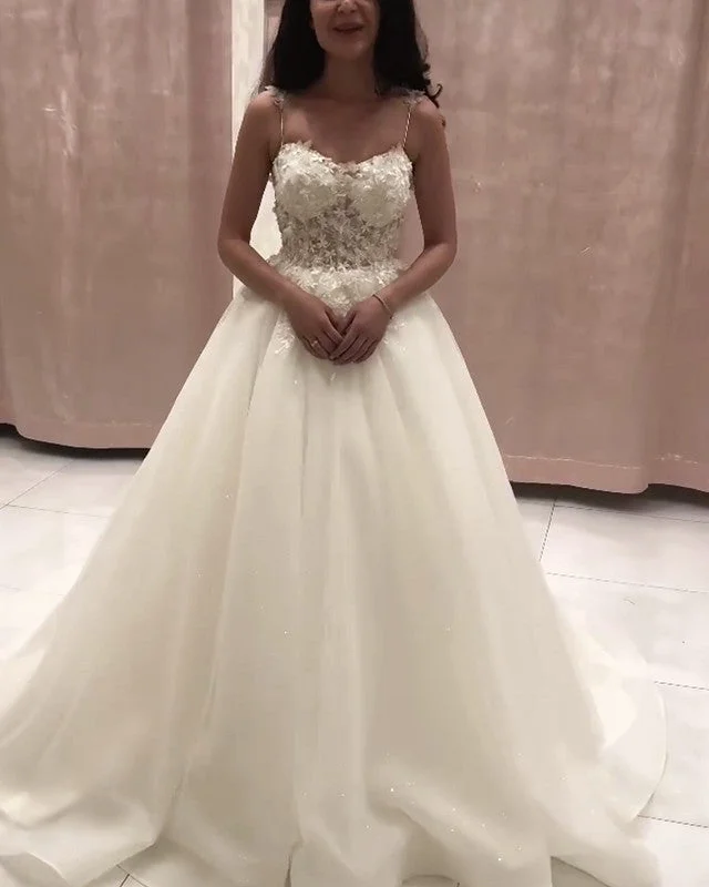 Wedding Dresses with Ruffled Sleeveless Top and Embroidered Skirt and Sequined Bodice for a Dramatic and Artistic LookBoho Sweetheart Wedding Dress 3D Lace Flowers Embroidery Wedding Dresses with Ruffled Sleeveless Top and Embroidered Skirt and Sequined Bodice for a Dramatic and Artistic LookBoho Sweetheart Wedding Dress 3D Lace Flowers Embroidery