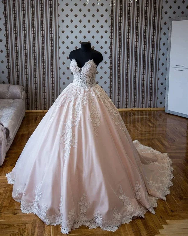 Wedding Dresses with Metallic Sequined Bodice and Chiffon Skirt and Sheer Back and Belt for a Glamorous and Sexy LookStrapless Wedding Ball Gown Dresses Lace Embroidery Wedding Dresses with Metallic Sequined Bodice and Chiffon Skirt and Sheer Back and Belt for a Glamorous and Sexy LookStrapless Wedding Ball Gown Dresses Lace Embroidery