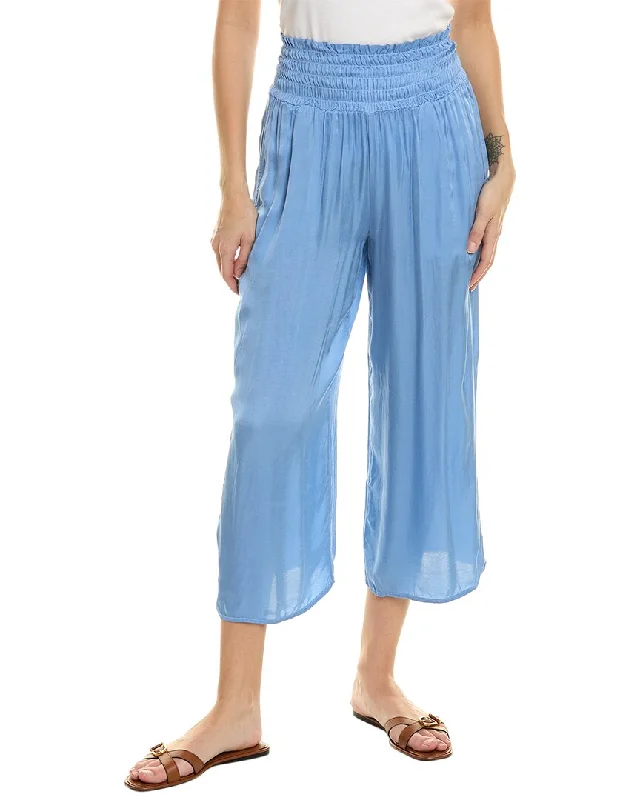 Corduroy skinny pants for women in a modern fitBella Dahl Smocked Crop Pant
