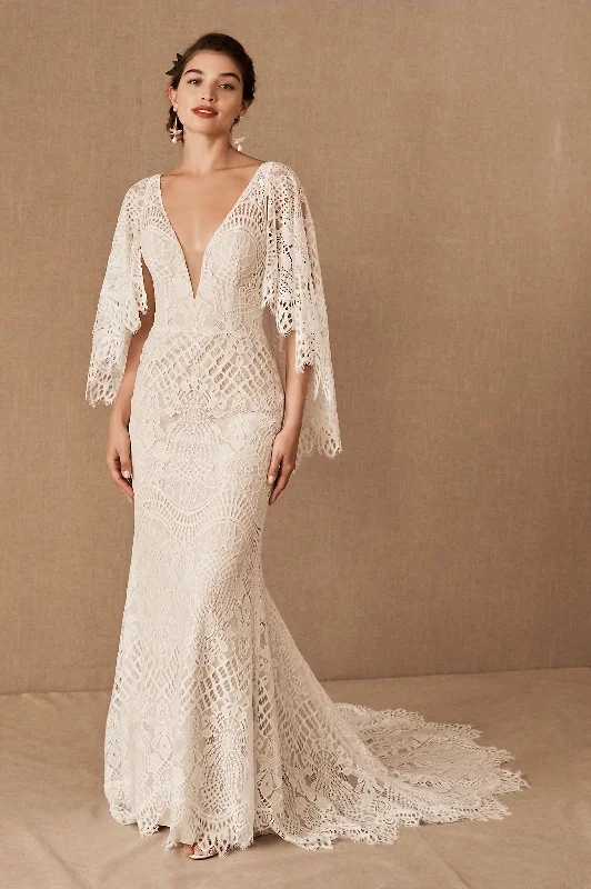 Imported high - quality wedding dressBHLDN Odalis Gown
