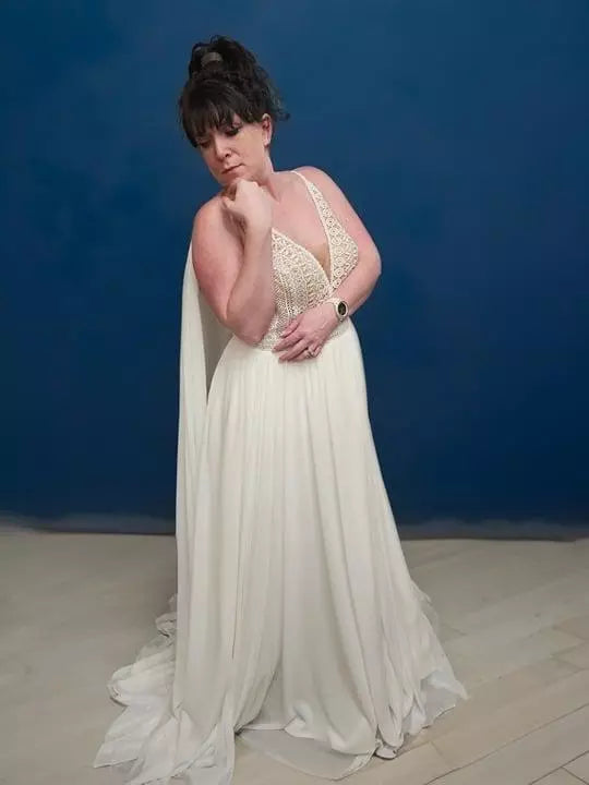 Wedding Dresses with Embroidered Paisley Patterns and Sequined Bodice and Tulle Skirt for an Exotic and Glamorous LookBoho Style ALine Size 18 Wedding Dresses with Embroidered Paisley Patterns and Sequined Bodice and Tulle Skirt for an Exotic and Glamorous LookBoho Style ALine Size 18