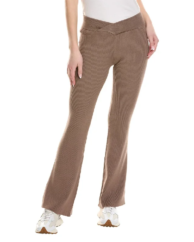 Patchwork wide leg pants for women in a creative and unique styleChaser Party Flare Pant