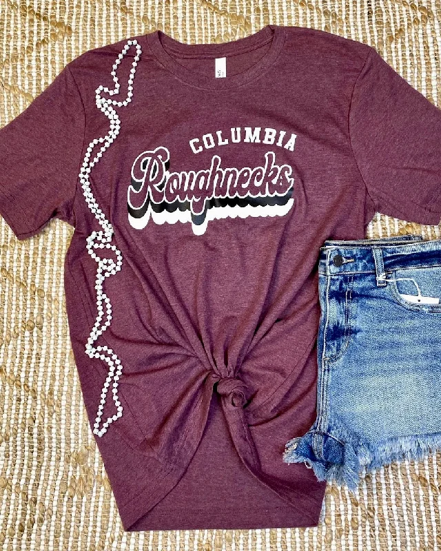 Printed women's T - shirt with a watercolor - inspired patternColumbia Roughnecks Tee