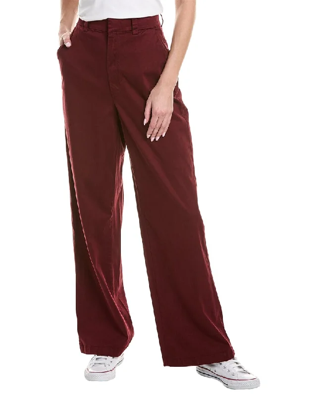 High waisted cargo pants with drawstring for women in a practical and adjustable styleCotton Citizen London Relaxed Pant