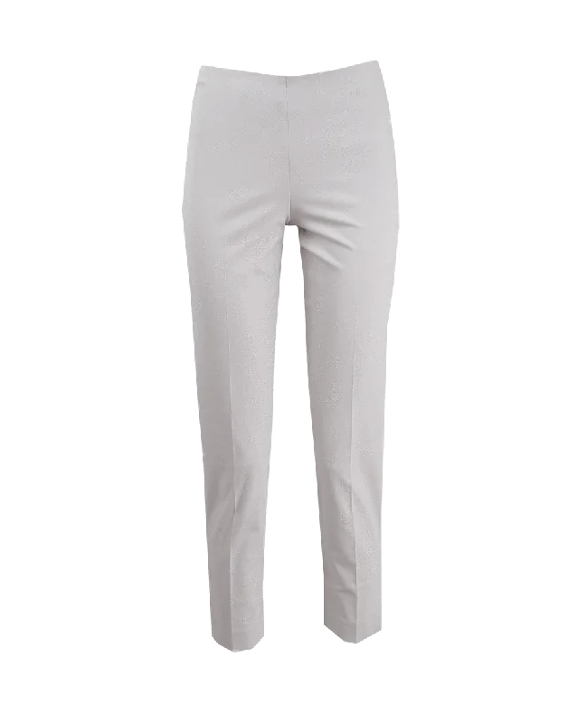 Elastic waist palazzo pants for plus size womenCotton Side Zip Pant