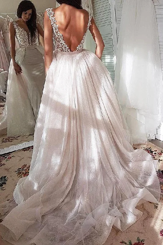 Strapless Wedding Dresses with Tassel Accents and Sequined Belt for a Fun LookLong Mermaid Ivory Wedding Dress with Detachable Train Strapless Wedding Dresses with Tassel Accents and Sequined Belt for a Fun LookLong Mermaid Ivory Wedding Dress with Detachable Train