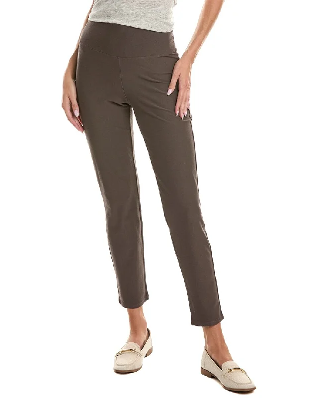 High waisted wide leg pants for women in summerEILEEN FISHER High-Waist Slim Pant