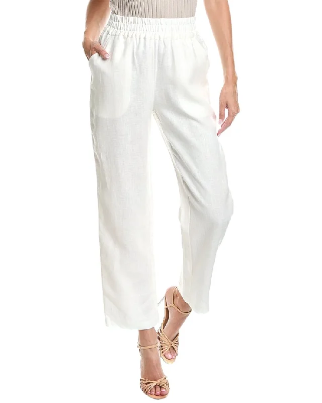 Plaid pants for women in a classic patternElectric & Rose Weekend Linen Pant