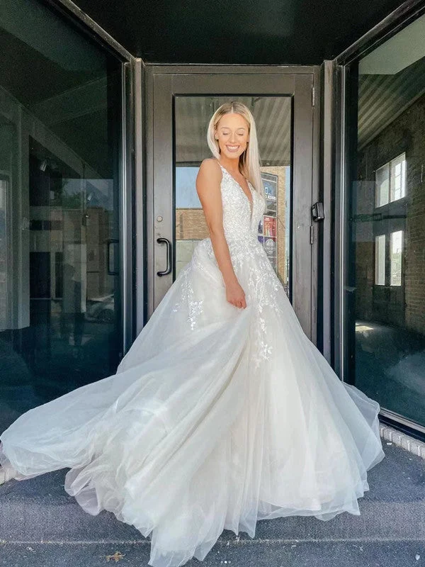 Tube Wedding Dresses with Beaded Waistband for a Simple and Chic StyleElegant A-line Wedding Dresses, Lace Popular Design Bridal Gowns, V-neck Wedding Guest Dresses Tube Wedding Dresses with Beaded Waistband for a Simple and Chic StyleElegant A-line Wedding Dresses, Lace Popular Design Bridal Gowns, V-neck Wedding Guest Dresses