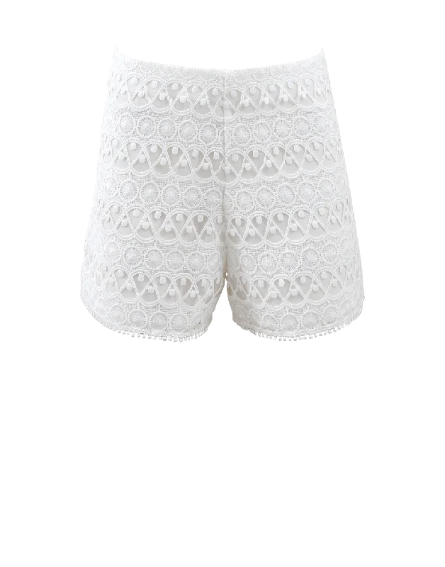 Drawstring pants for women in a casual fitEstee Embroidered Shorts