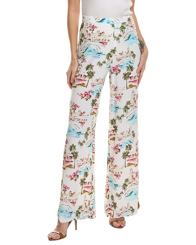Linen blend wide leg jeans for women in a breezy and natural styleFavorite Daughter The Friday Pant
