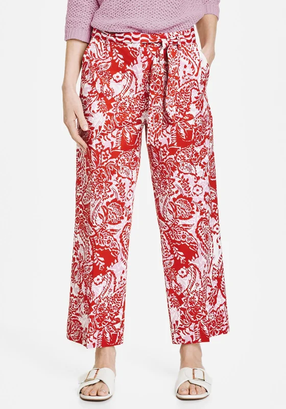 Corduroy skinny pants for women in a modern fitGerry Weber Paisley Print Wide Leg Trousers, Red Multi Corduroy skinny pants for women in a modern fitGerry Weber Paisley Print Wide Leg Trousers, Red Multi