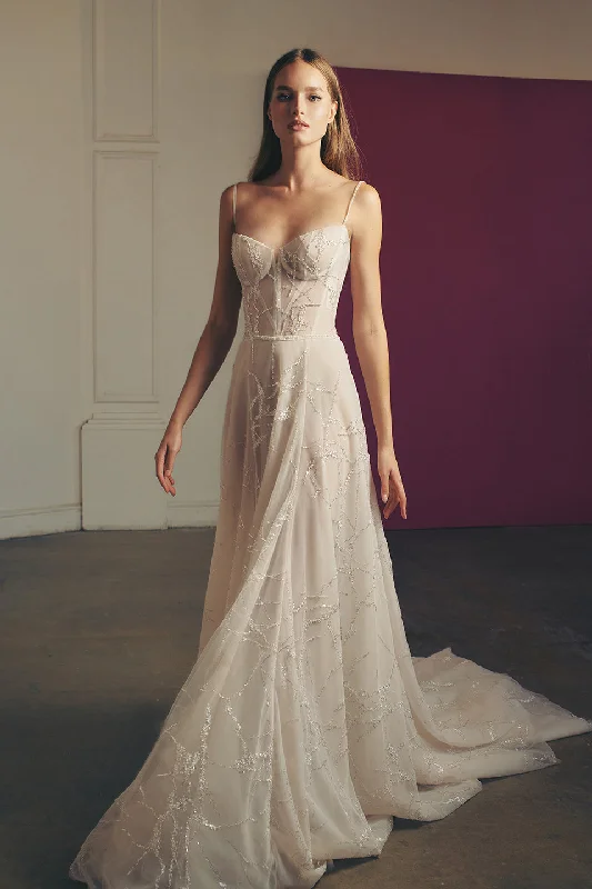 Wrap Style Wedding Dresses with Belt for a Comfortable and Stylish OptionGlen