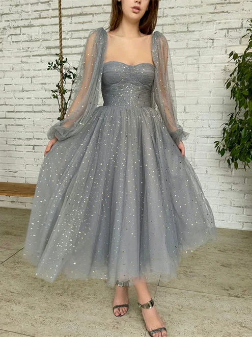 Sheath Style Silk Wedding Dresses with V Neck for a Sophisticated LookGrey Star Tulle Gown, Newest Prom Dresses, Party Dresses, Affordable Prom Dresses, 2022 Prom Dresses, RC039 Sheath Style Silk Wedding Dresses with V Neck for a Sophisticated LookGrey Star Tulle Gown, Newest Prom Dresses, Party Dresses, Affordable Prom Dresses, 2022 Prom Dresses, RC039