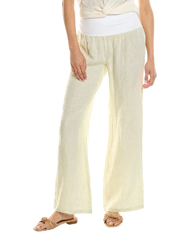 Printed harem pants for women in bohemian styleHIHO Marigot Roll Down Linen Pant