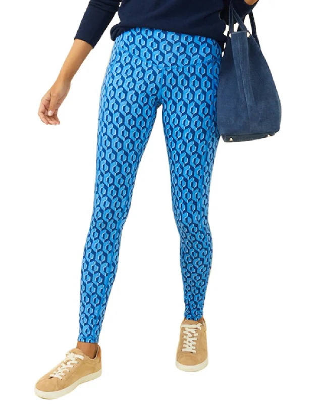 Solid color wide leg denim pants for women in a minimalist and trendy styleJ.McLaughlin Rhonda Legging
