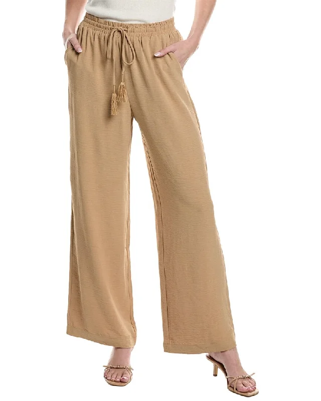 Polyester blend pants for women in durabilityLaundry by Shelli Segal Wide Leg Pant