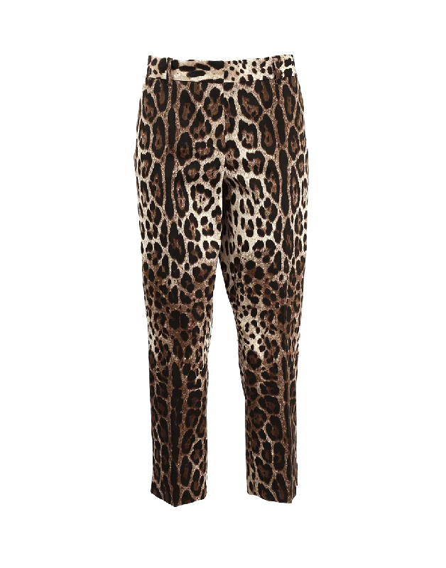 Flowy maxi pants for women in a beachy styleLeopard Pant