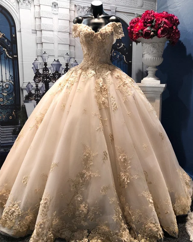 Wedding Dresses with Embroidered Party Animals and Colorful Sequins and Satin Sash for a Themed Party FunLight Champagne Tulle Ball Gowns Wedding Dresses Lace V-neck Off-the-shoulder Wedding Dresses with Embroidered Party Animals and Colorful Sequins and Satin Sash for a Themed Party FunLight Champagne Tulle Ball Gowns Wedding Dresses Lace V-neck Off-the-shoulder