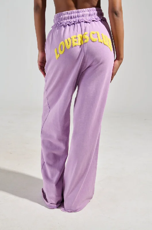 Cargo pants for women with multiple pocketsLOVERS CLUB WIDE LEG JOGGER