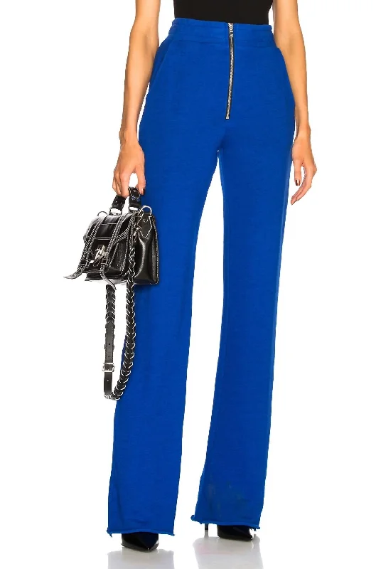 Flowy pants for women in a romantic lookManhattan Sweatpant In Cobalt Blue