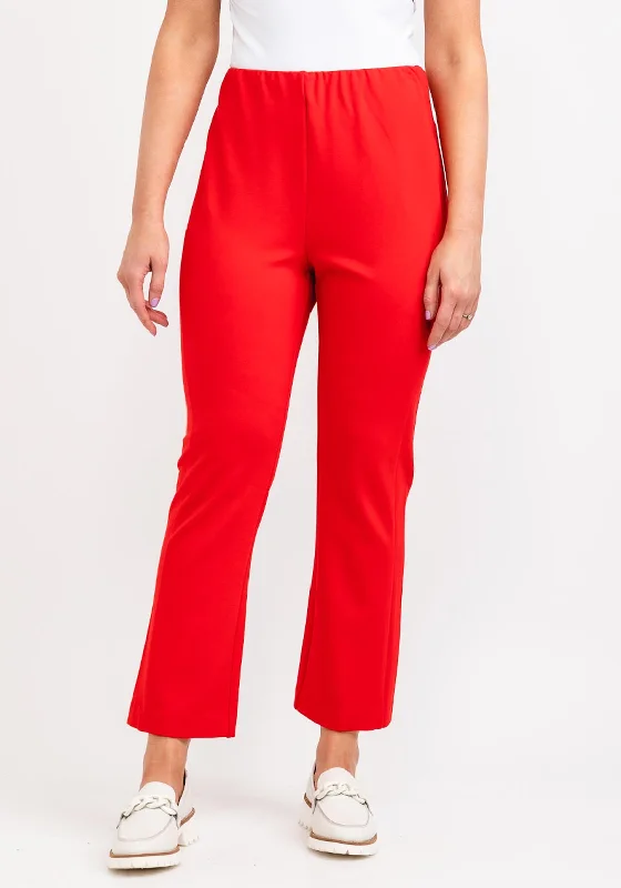 High waisted bootcut jeans for women in a flattering fitMasai Paba Cropped Trousers, Goji Berry