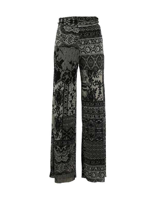 Ankle length wide leg pants for women in a versatile and stylish styleMosaic Wide Leg Pant