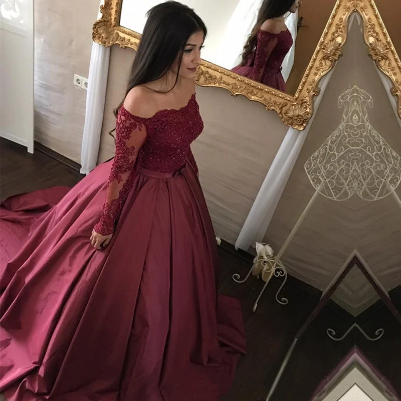 Off Shoulder Chiffon Wedding Dresses with Ruffled Hem for a Feminine TouchOff Shoulder Long Sleeves Wedding Dresses Ball Gowns Off Shoulder Chiffon Wedding Dresses with Ruffled Hem for a Feminine TouchOff Shoulder Long Sleeves Wedding Dresses Ball Gowns
