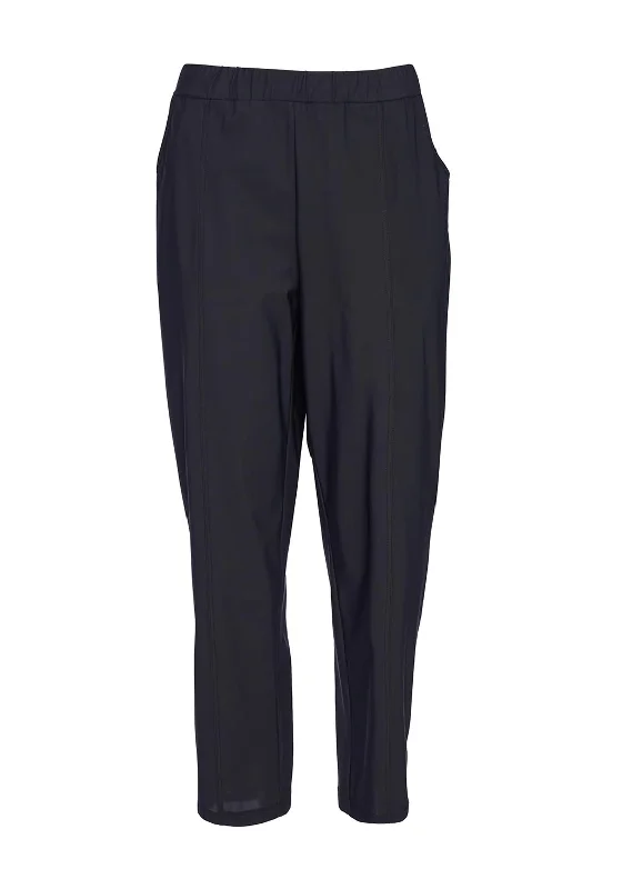 Solid color cigarette pants for women in a minimalist lookOra Stretch Causal Trousers, Black Solid color cigarette pants for women in a minimalist lookOra Stretch Causal Trousers, Black