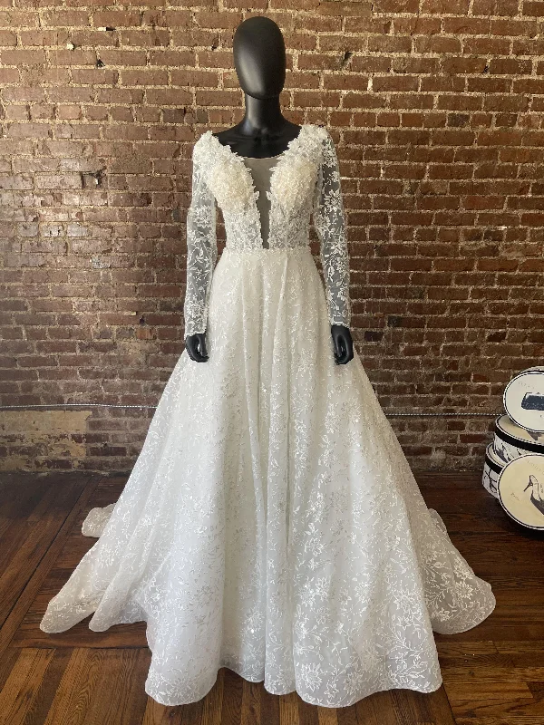 Affordable minimalist wedding dress for budget bridesOther Vladiyan BF2003