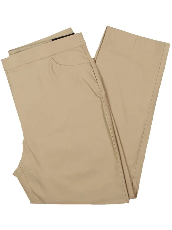 Recycled polyester pants for women in an eco - conscious choicePetites Allure Womens Modern Fit Slimming Skinny Pants