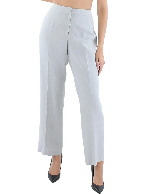 Bootcut pants for women to pair with bootsPetites Womens Knit Straight Leg Dress Pants