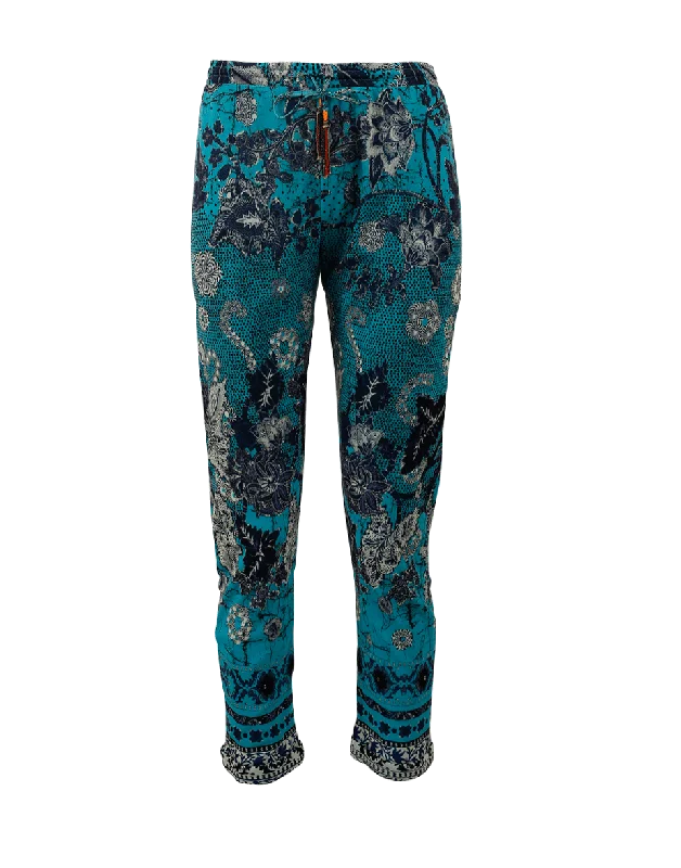 Floral embroidered pants for women in a delicate designPrinted Joggers