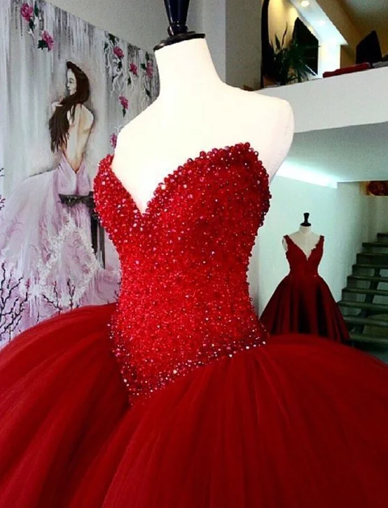 Strapless Wedding Dresses with Tassel Accents and Sequined Belt for a Fun LookRed wedding dresses ball gowns prom dress for bride cg6327 Strapless Wedding Dresses with Tassel Accents and Sequined Belt for a Fun LookRed wedding dresses ball gowns prom dress for bride cg6327