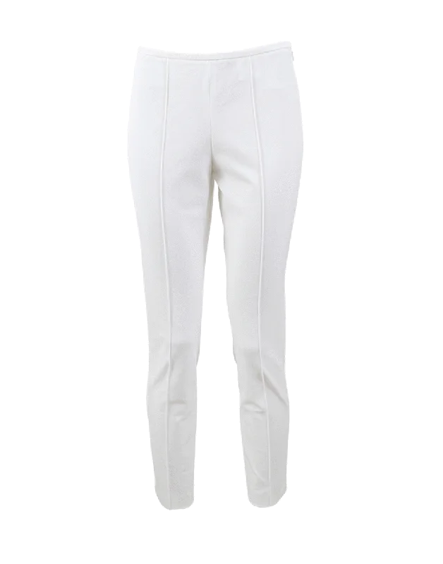 Wrinkle resistant pants for women on business tripsSide Zip Skinny Pant